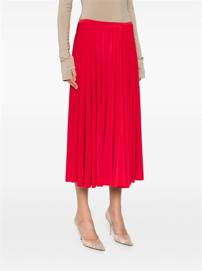 PLEATED MIDI SKIRT