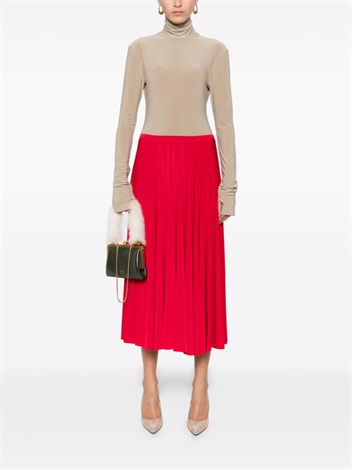 PLEATED MIDI SKIRT