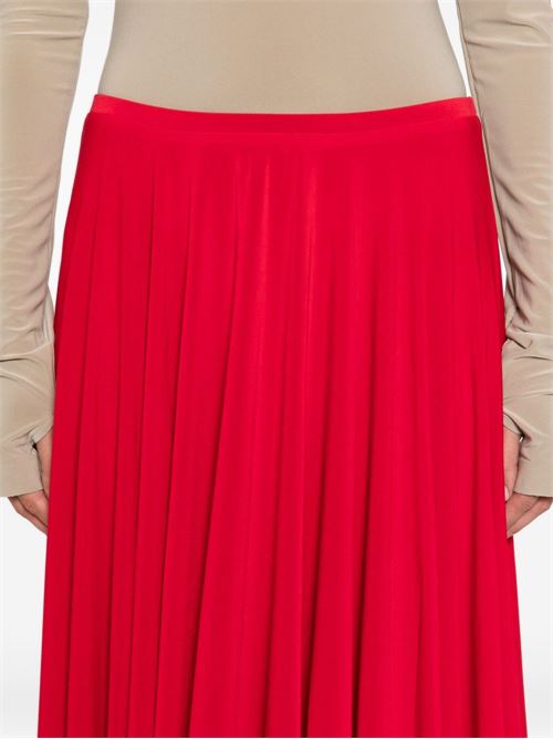 PLEATED MIDI SKIRT