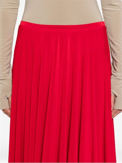 PLEATED MIDI SKIRT