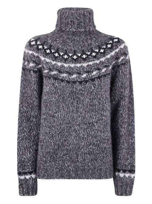 WOOL TURTLE-NECK JUMPER