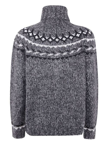 WOOL TURTLE-NECK JUMPER
