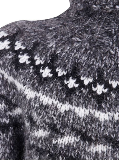 WOOL TURTLE-NECK JUMPER
