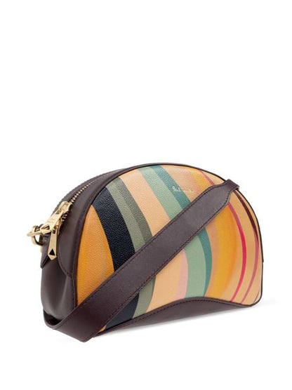 SWIRL LEATHER CROSSBODY BAG