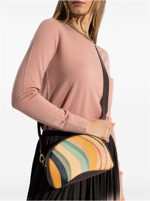 SWIRL LEATHER CROSSBODY BAG