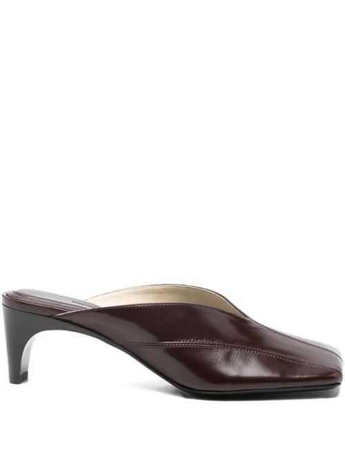 TILT LEATHER MULES