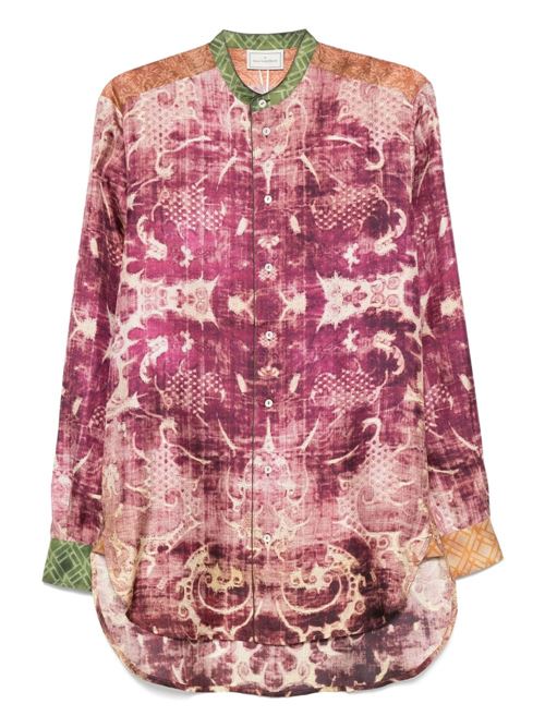 PRINTED SILK SHIRT