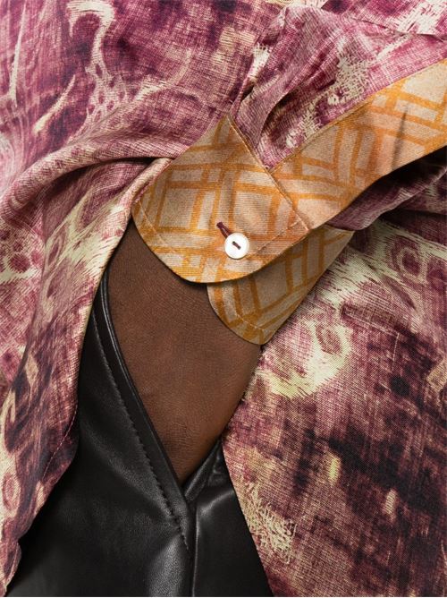 PRINTED SILK SHIRT