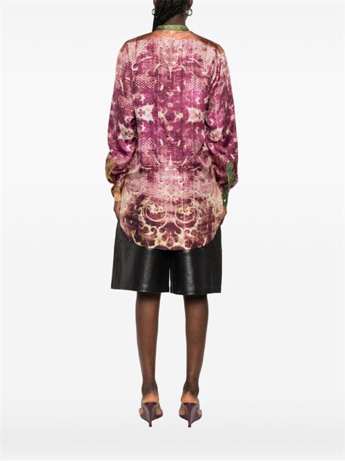 PRINTED SILK SHIRT
