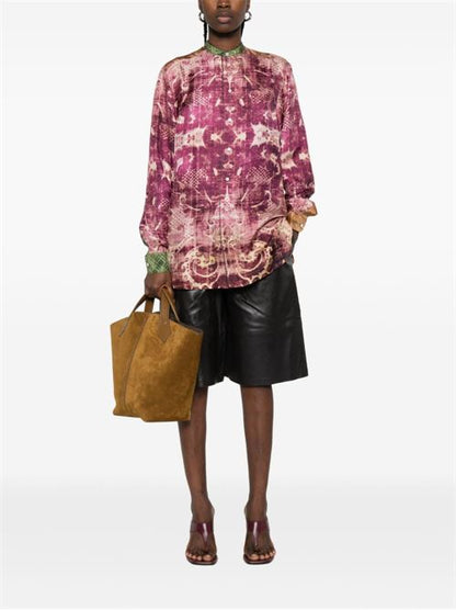 PRINTED SILK SHIRT