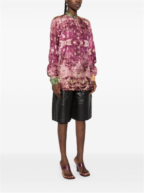 PRINTED SILK SHIRT
