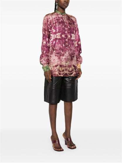 PRINTED SILK SHIRT