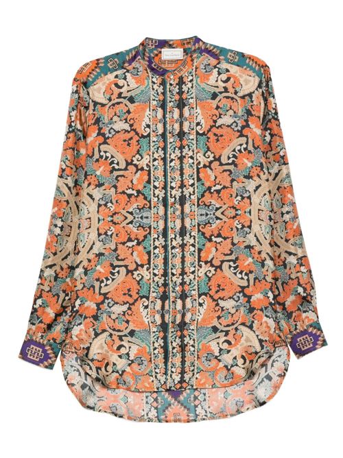 PRINTED SILK SHIRT