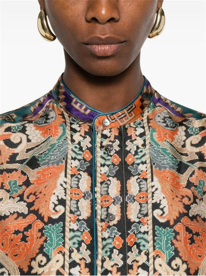 PRINTED SILK SHIRT