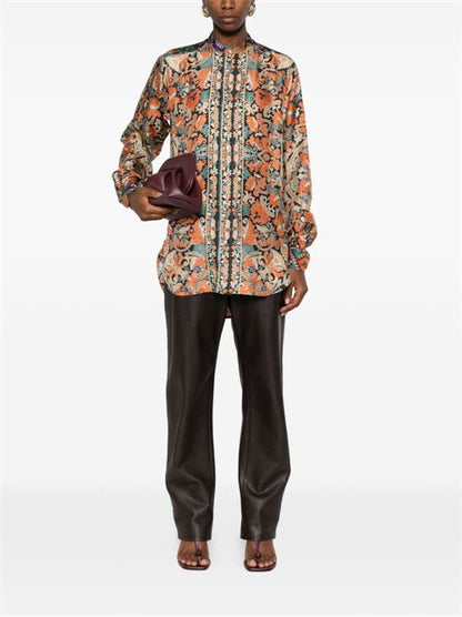 PRINTED SILK SHIRT