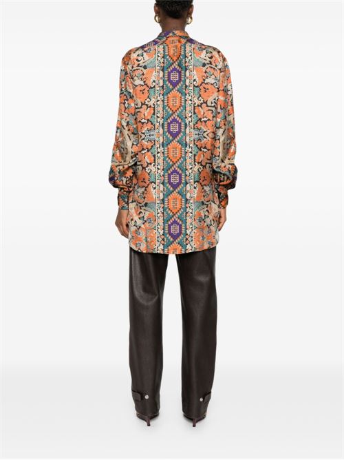 PRINTED SILK SHIRT