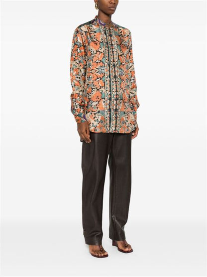 PRINTED SILK SHIRT