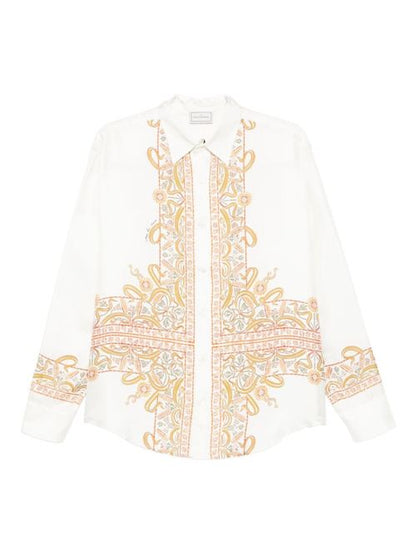 EMBROIDERED SILK SHIRT