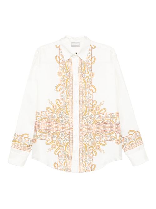 EMBROIDERED SILK SHIRT