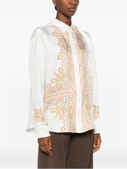 EMBROIDERED SILK SHIRT