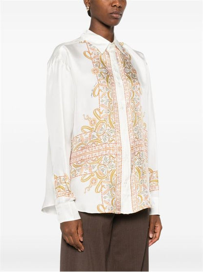 EMBROIDERED SILK SHIRT