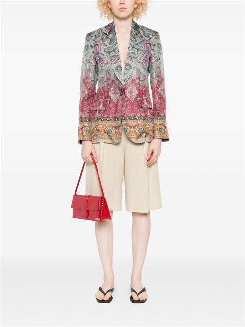SILK SINGLE-BREASTED JACKET