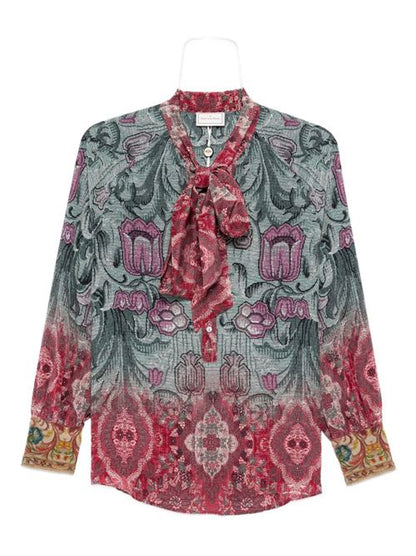 PRINTED SILK SHIRT