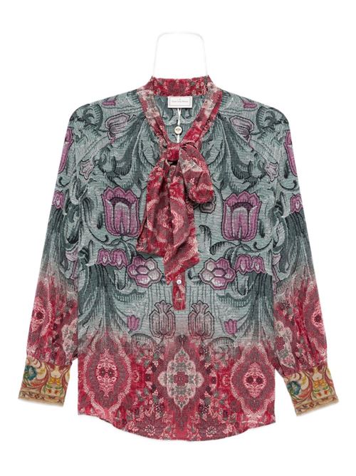 PRINTED SILK SHIRT