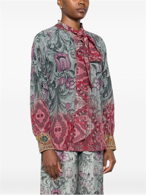 PRINTED SILK SHIRT
