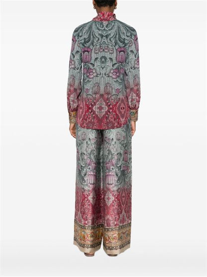 PRINTED SILK SHIRT