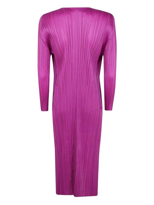 PLEATED LONG CARDIGAN