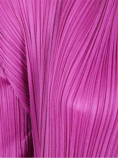 PLEATED LONG CARDIGAN