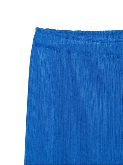 PLEATED STRAIGHT TROUSERS