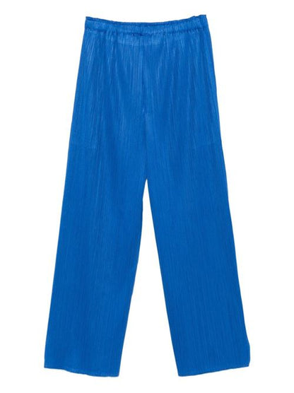 PLEATED STRAIGHT TROUSERS