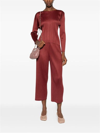 PLEATED TROUSERS