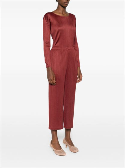 PLEATED TROUSERS
