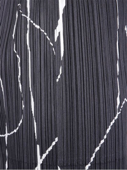 PLEATED STRAIGHT TROUSERS
