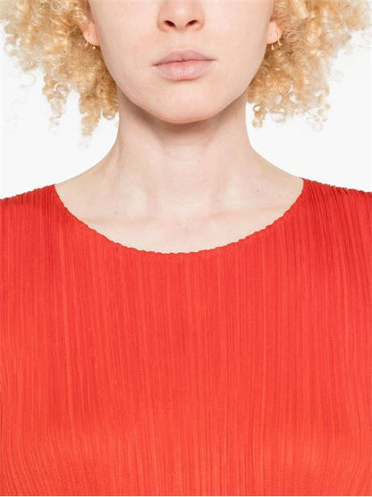 PLEATED MIDI DRESS