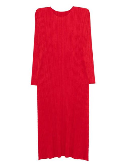 PLEATED LONG DRESS