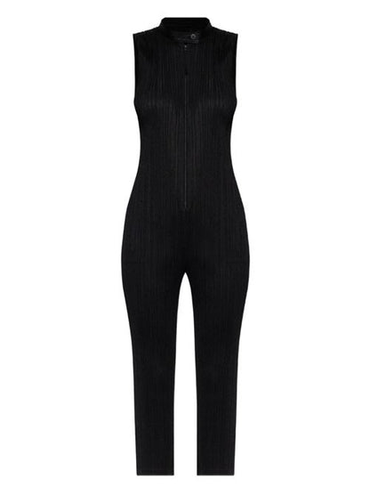 PLEATED LONG JUMPSUIT
