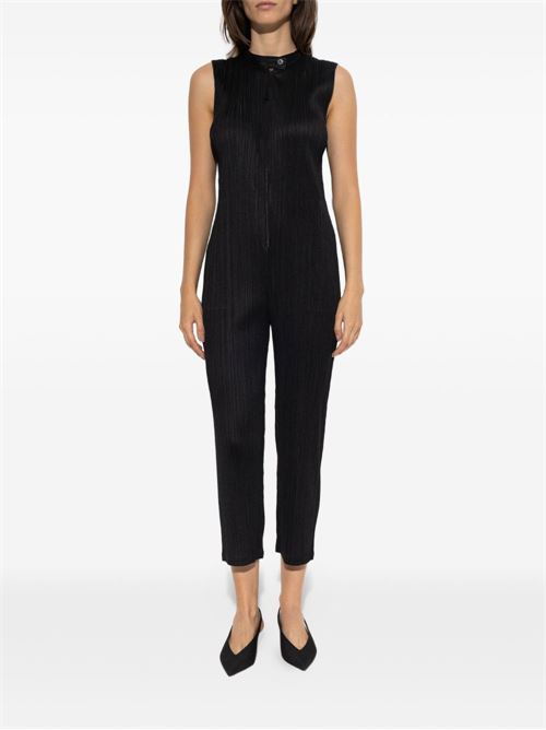 PLEATED LONG JUMPSUIT