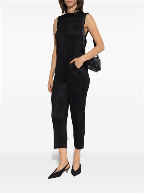 PLEATED LONG JUMPSUIT