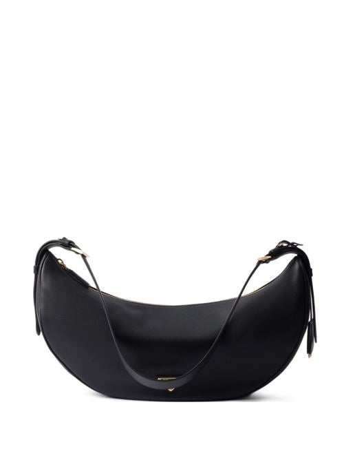 DEMI-LUNE LEATHER SHOULDER BAG