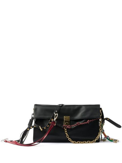 PRADA SOFT SOUND LARGE LEATHER SHOULDER BAG