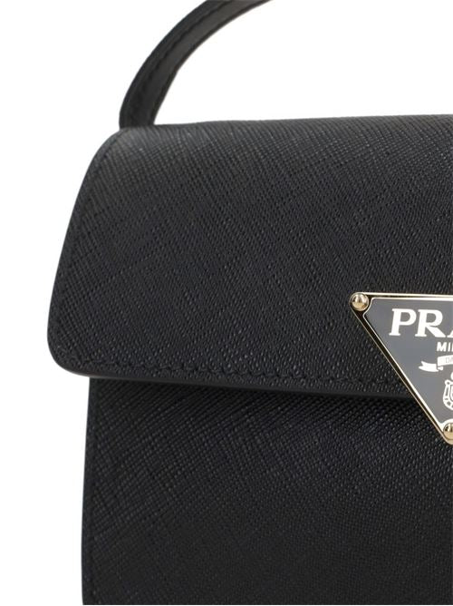 PRADA ARQUÉ SAFFIANO LEATHER SHOULDER BAG