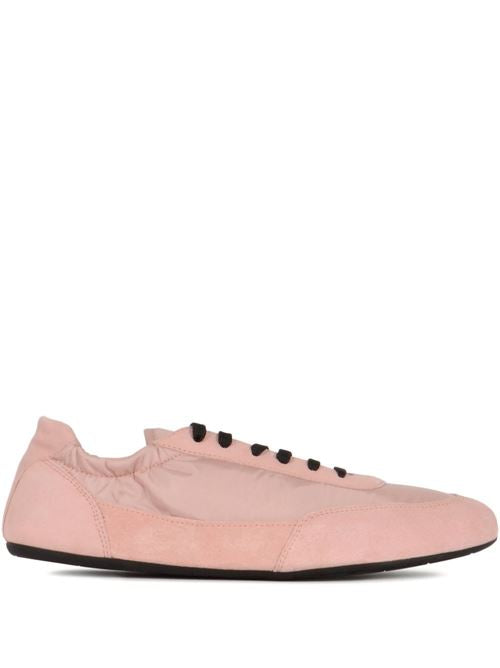 COLLAPSE RE-NYLON AND SUEDE LEATHER SNEAKERS