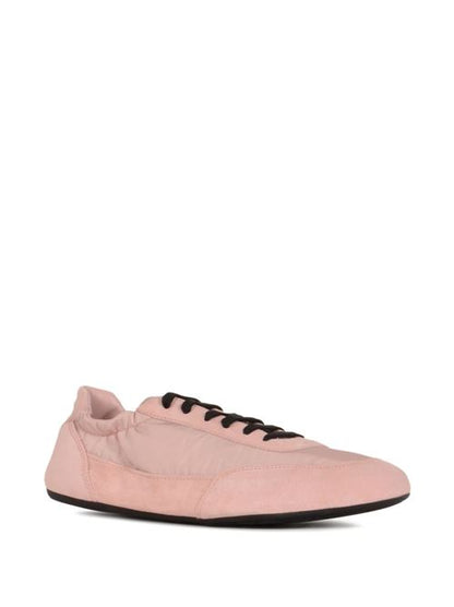 COLLAPSE RE-NYLON AND SUEDE LEATHER SNEAKERS