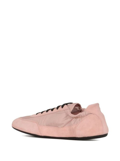 COLLAPSE RE-NYLON AND SUEDE LEATHER SNEAKERS