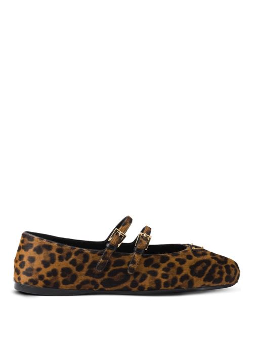 PRINTED LEATHER BALLETS