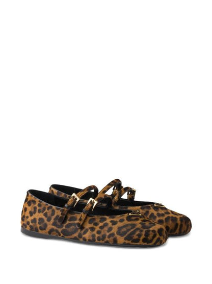 PRINTED LEATHER BALLETS